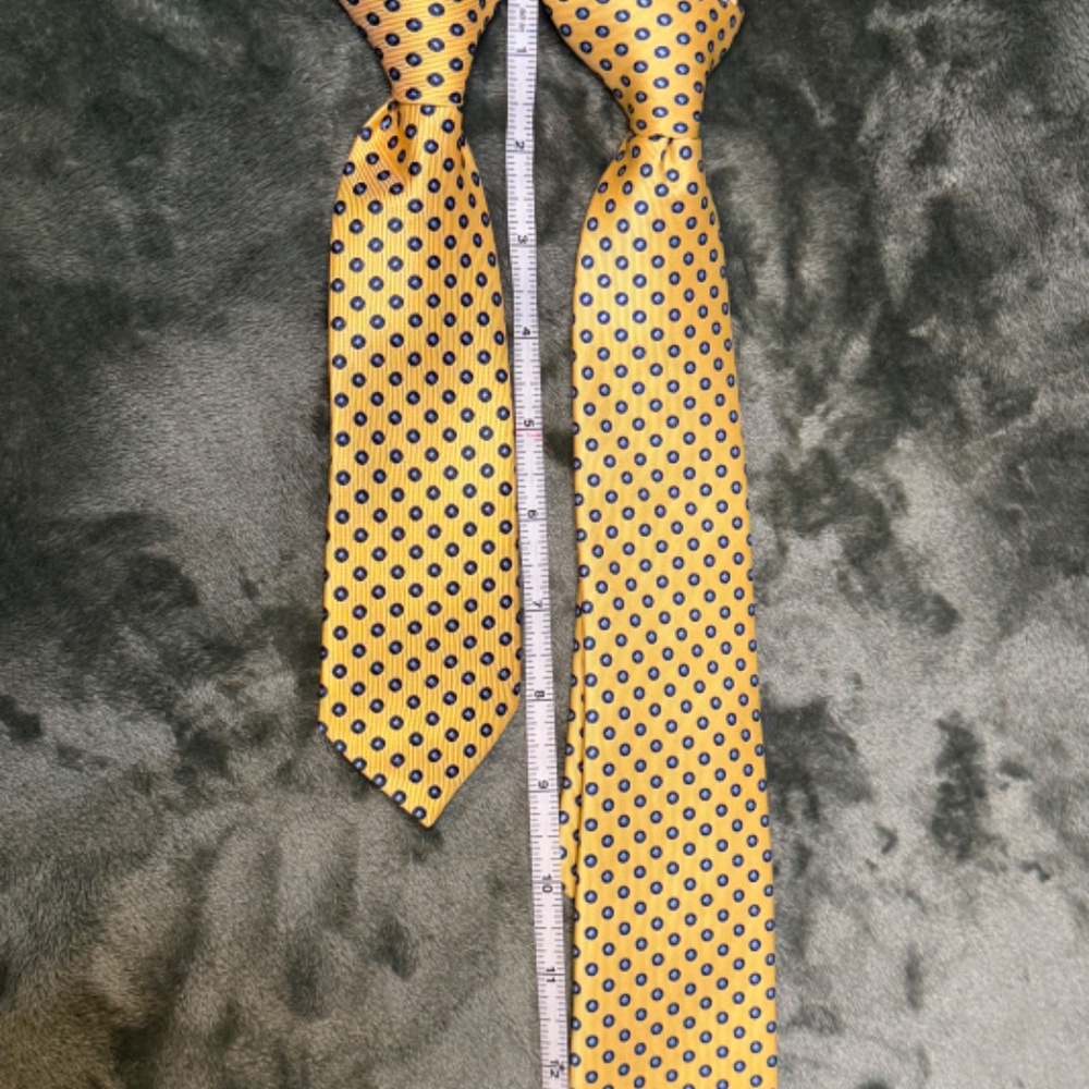 Chaps Boys  Yellow and light blue TIE - Picture 7 of 8